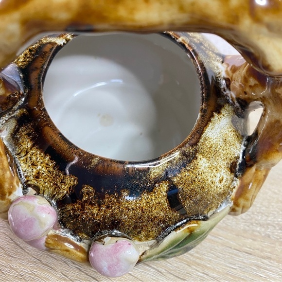 Handmade Hand Painted Ceramic Floral Forest Tree Branch Decorative Teapot - Picture 9 of 16